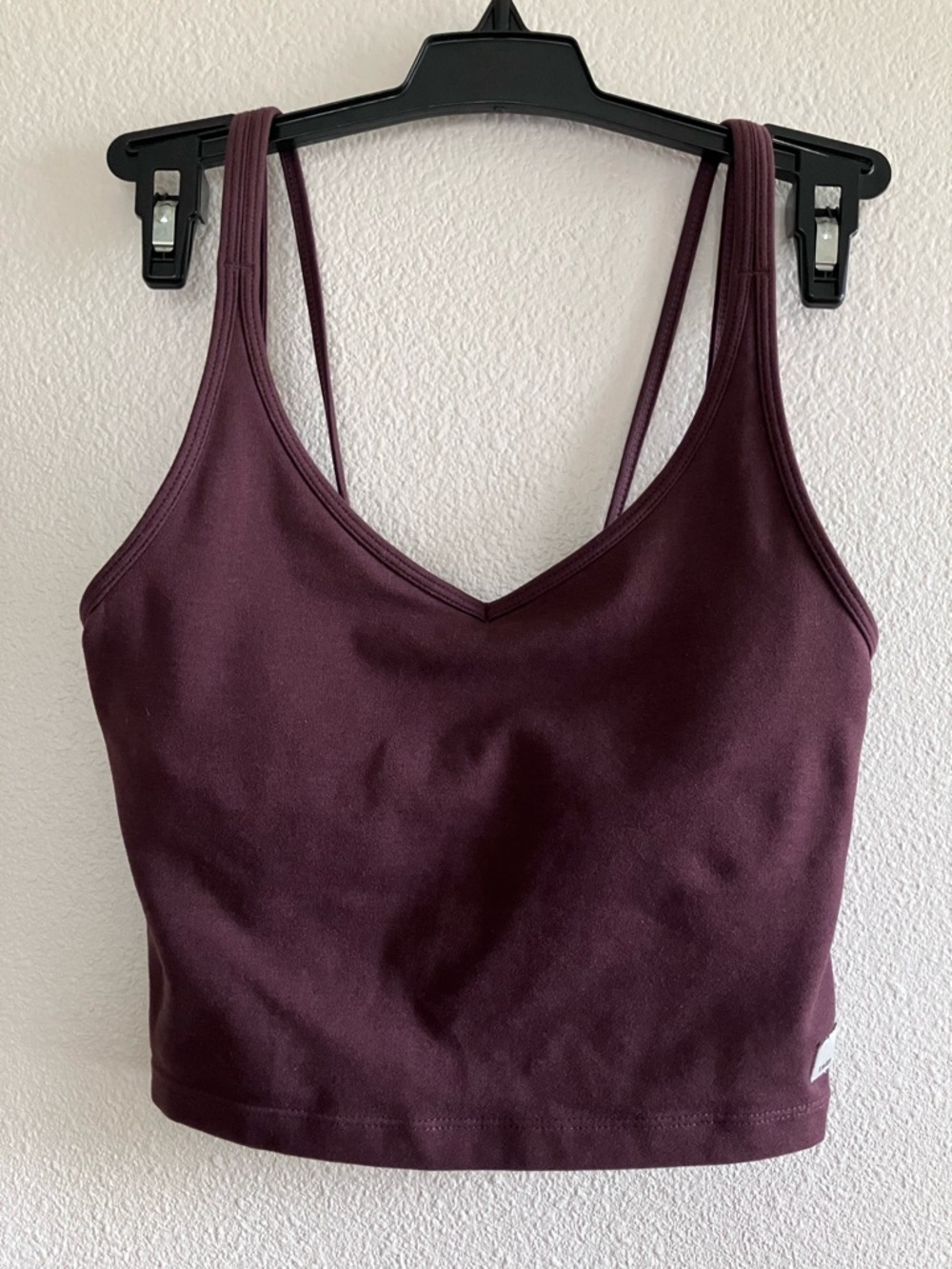 Halo performance crop tank top brown size XS dreamknit